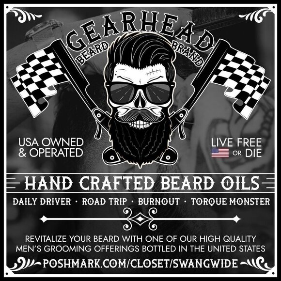 Burnout Oil Vanilla Tobacco Men's Grooming Beard and Mustache Oil 30ml Bottle - Picture 2 of 6